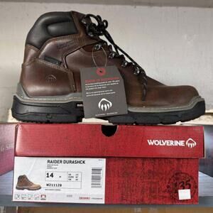 Wolverine Men’s Raider Durashocks CMAX Toe 6″ Waterproof – “Peanut” – Size 14 M